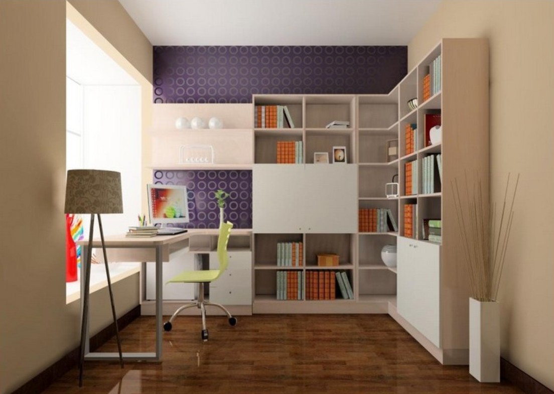 Wood Study Room Wallpaper Study Room Wallpaper Design - Study Room Purple , HD Wallpaper & Backgrounds