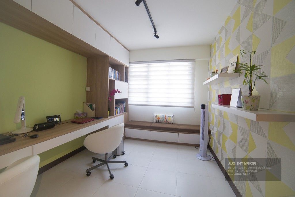 Punggol, Scandinavian Hdb Interior Design, Study Room - Study Room Hdb Interior Design , HD Wallpaper & Backgrounds