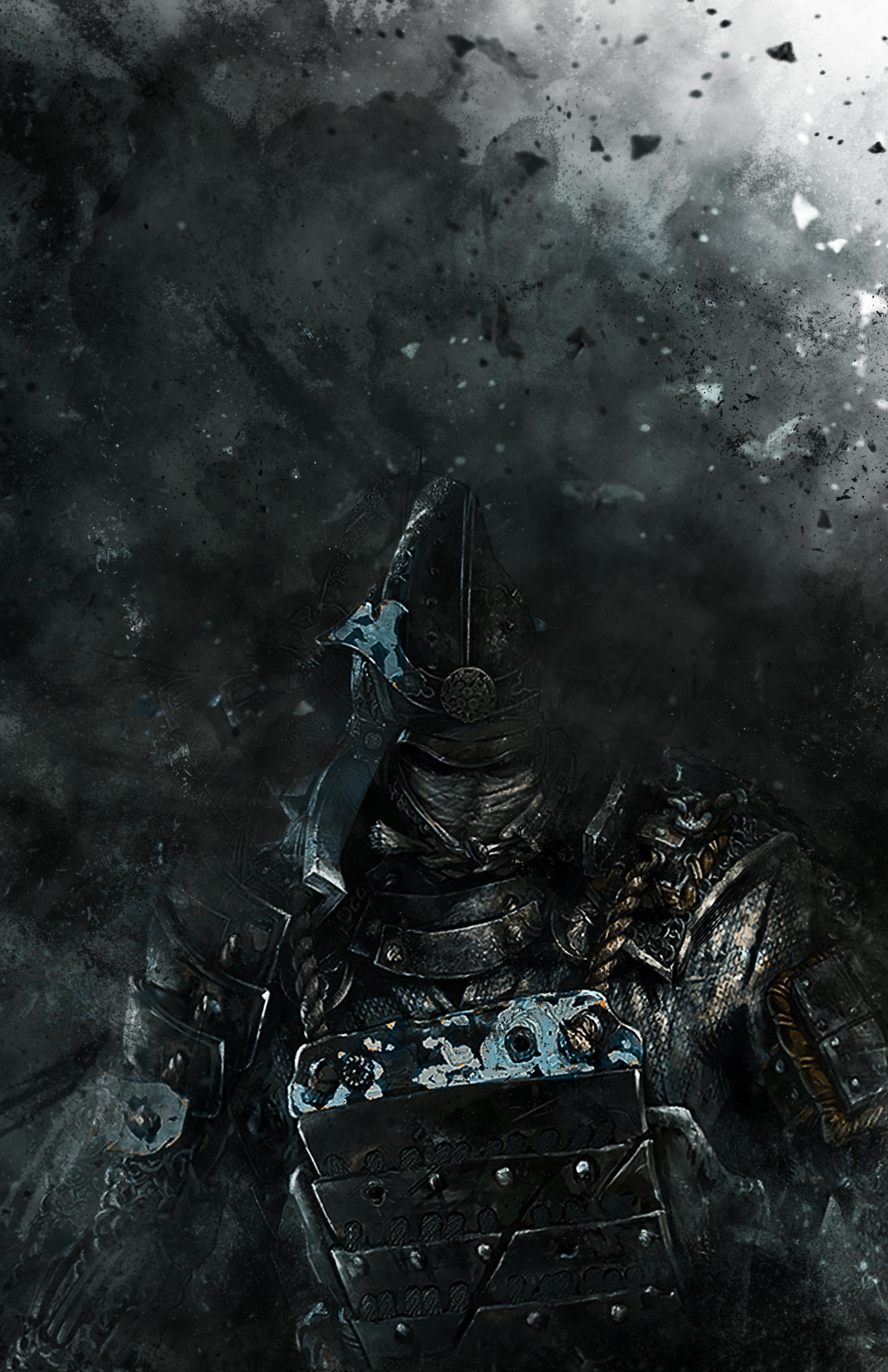 Mobile Wallpaper- The Orochi By Kneecross - Oni Samurai , HD Wallpaper & Backgrounds