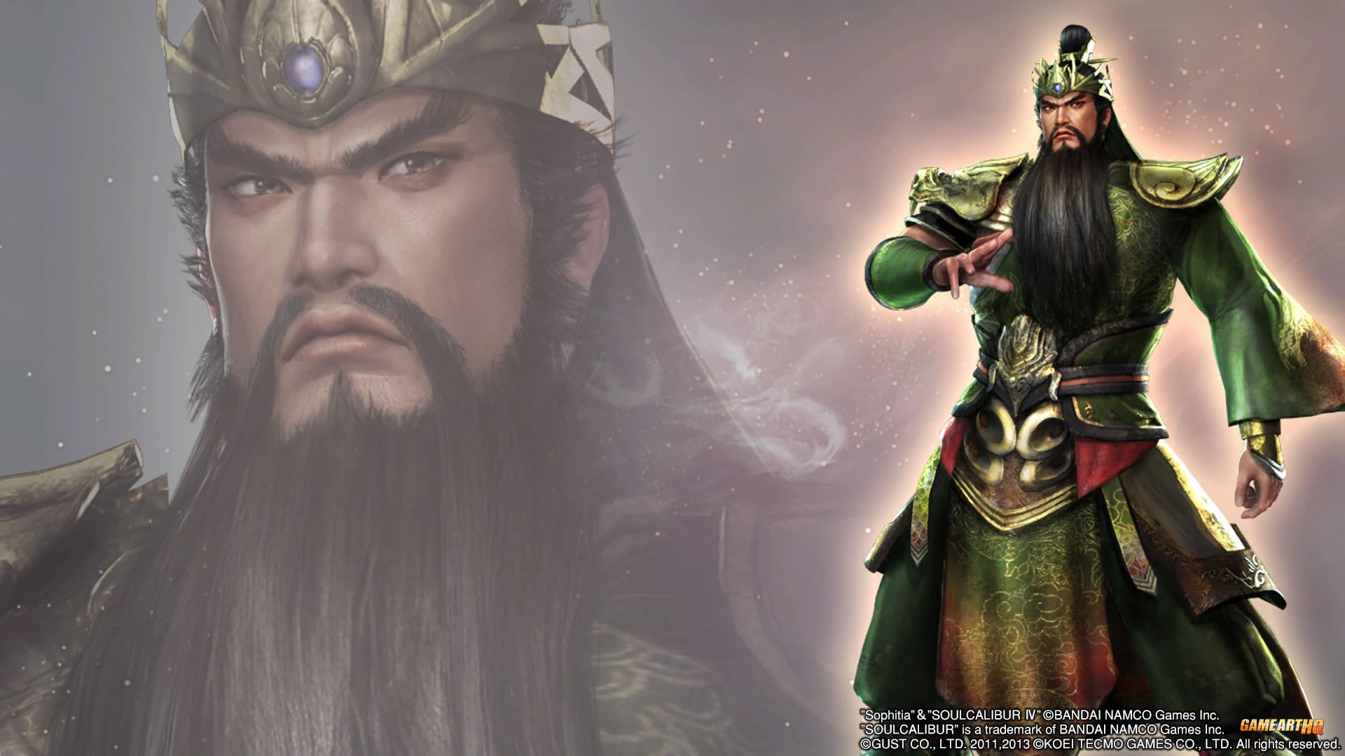 Guan Yu Warriors Orochi 3 Wallpaper - Dynasty Warriors 4 Guan Yu (#1305862) - HD Wallpaper