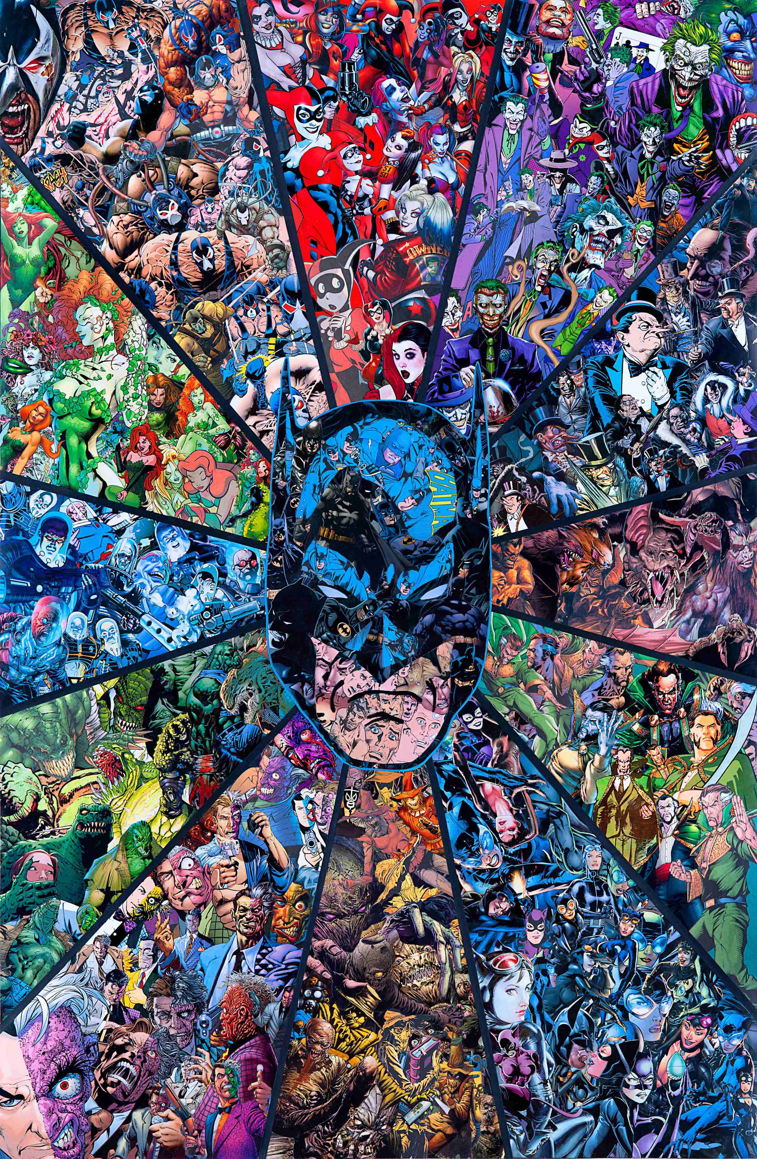 Dc Batman Collage , HD Wallpaper & Backgrounds