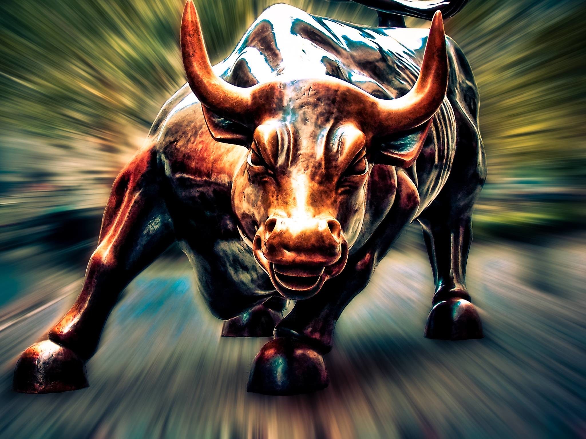 Wall Street Wallpaper Hd - Wall Street Bull 4k , HD Wallpaper & Backgrounds