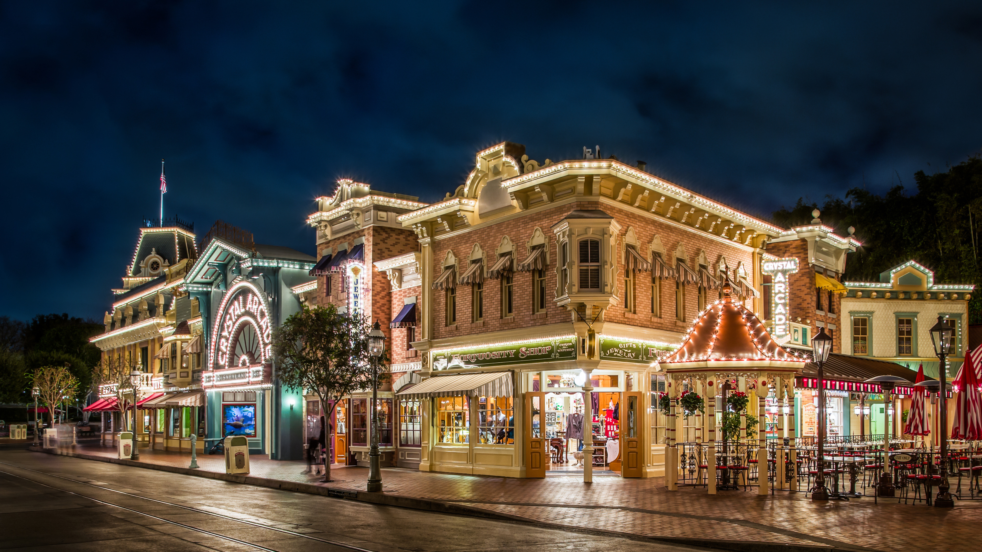 Disneyland Street Wallpaper 1306563 Hd Wallpaper