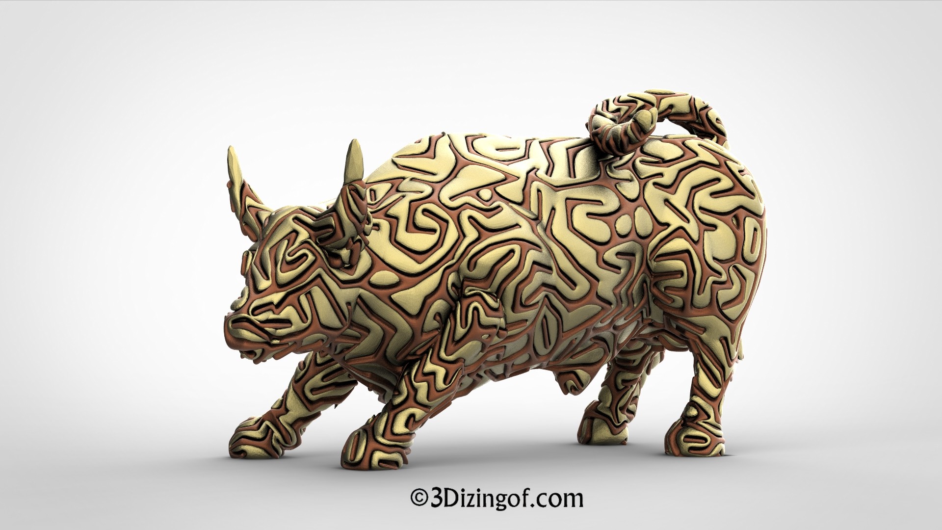 Home - 2 Colors Wall Street Bull , HD Wallpaper & Backgrounds