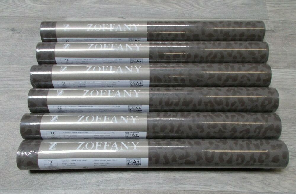 Details About Zoffany Wallpaper 'ocelot' - Iron , HD Wallpaper & Backgrounds