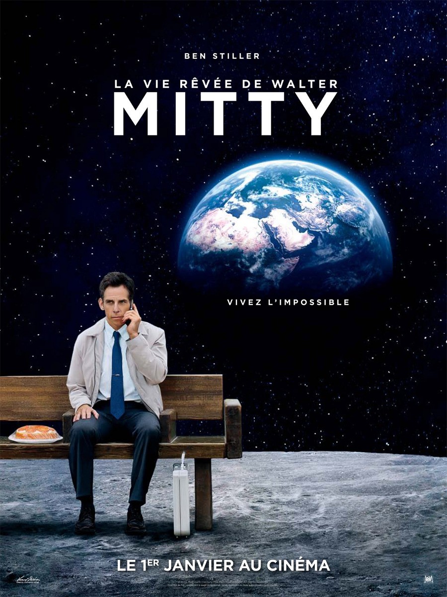 The Secret Life Of Walter Mitty Poster - Walter Mitty Movie Poster , HD Wallpaper & Backgrounds
