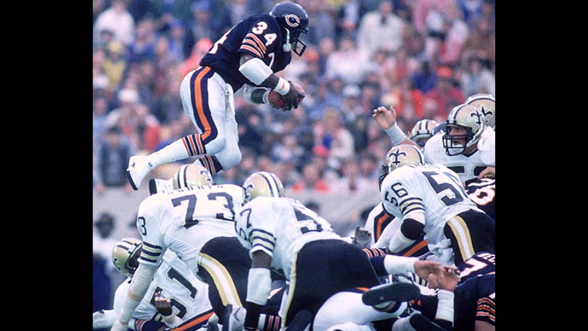 Res - 1920x1080, - Walter Payton Running , HD Wallpaper & Backgrounds