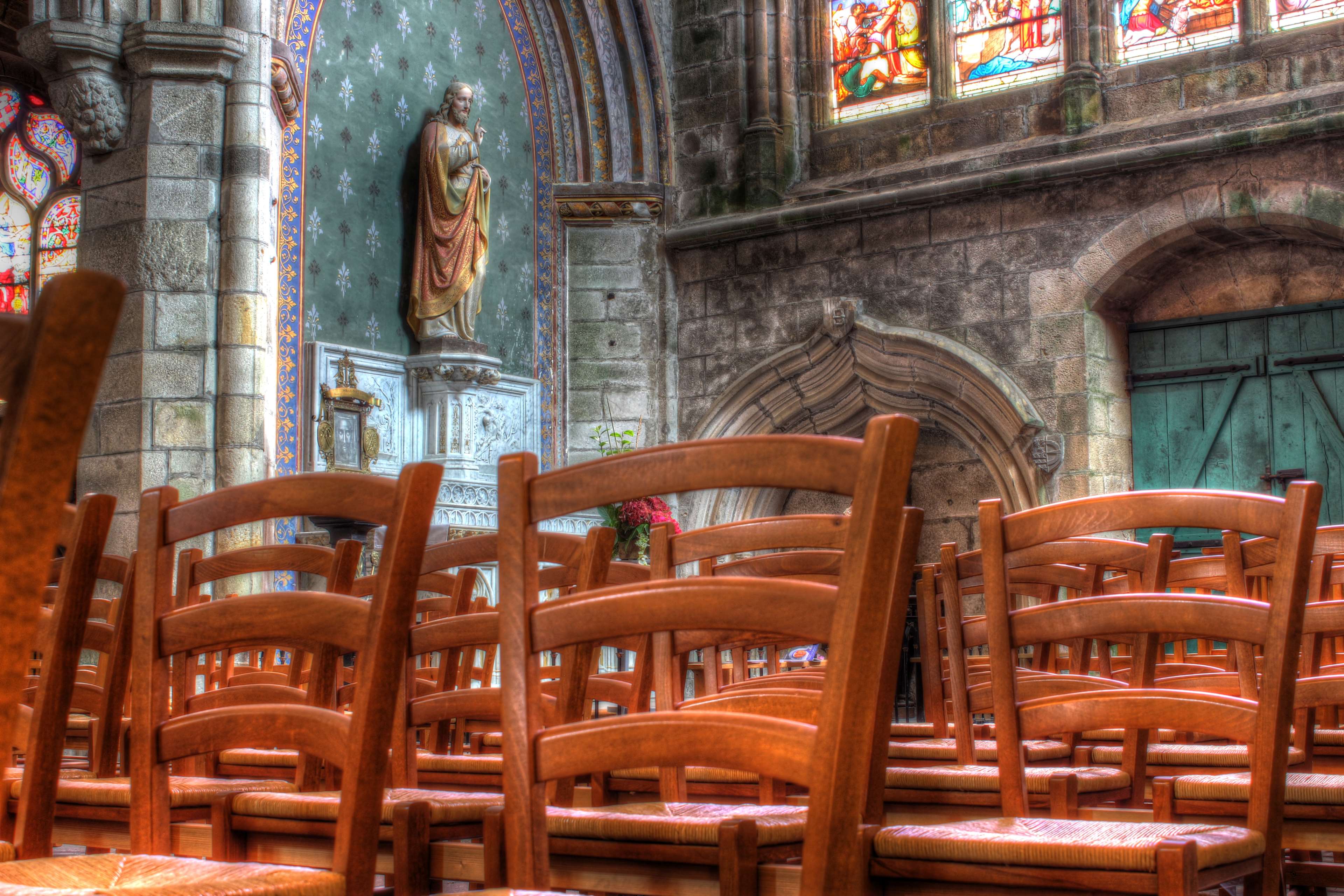 Cathedrale St Pol De Leon 4k Wallpaper And Background - Parish , HD Wallpaper & Backgrounds