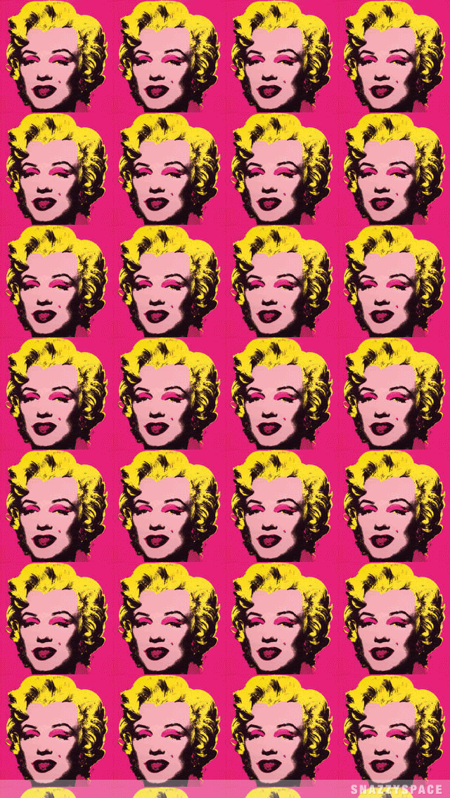 Marilyn Monroe, Iphone Wallpaper Background Andy Warhol - Untitled From Marilyn Monroe (marilyn) , HD Wallpaper & Backgrounds