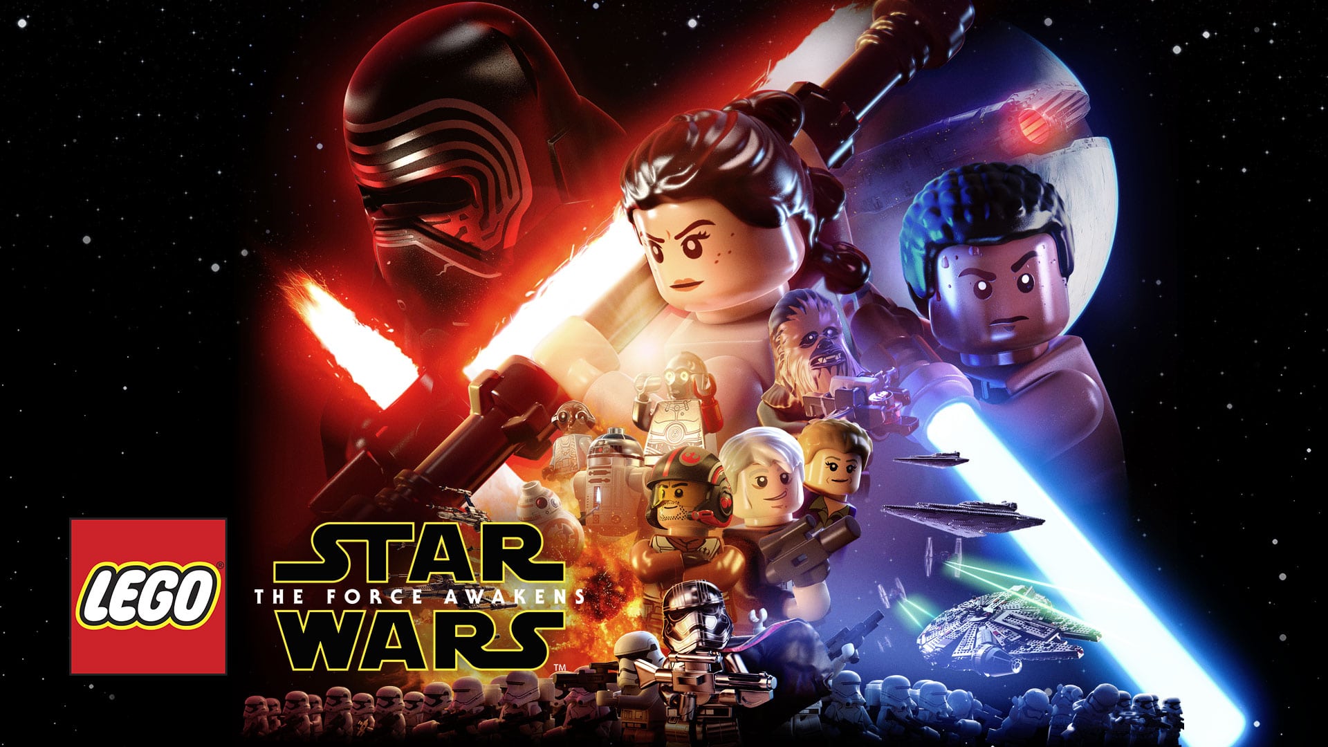 Star Wars Wallpapers - Lego Star Wars The Force Awakens Game Custom Characters , HD Wallpaper & Backgrounds