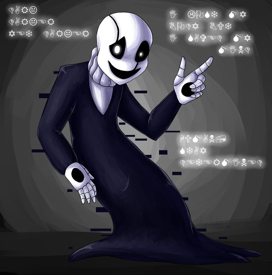 W D Gaster Undertale By Artyjoyful Da0ilcw Undertalewiki - Wd Gaster From Undertale , HD Wallpaper & Backgrounds