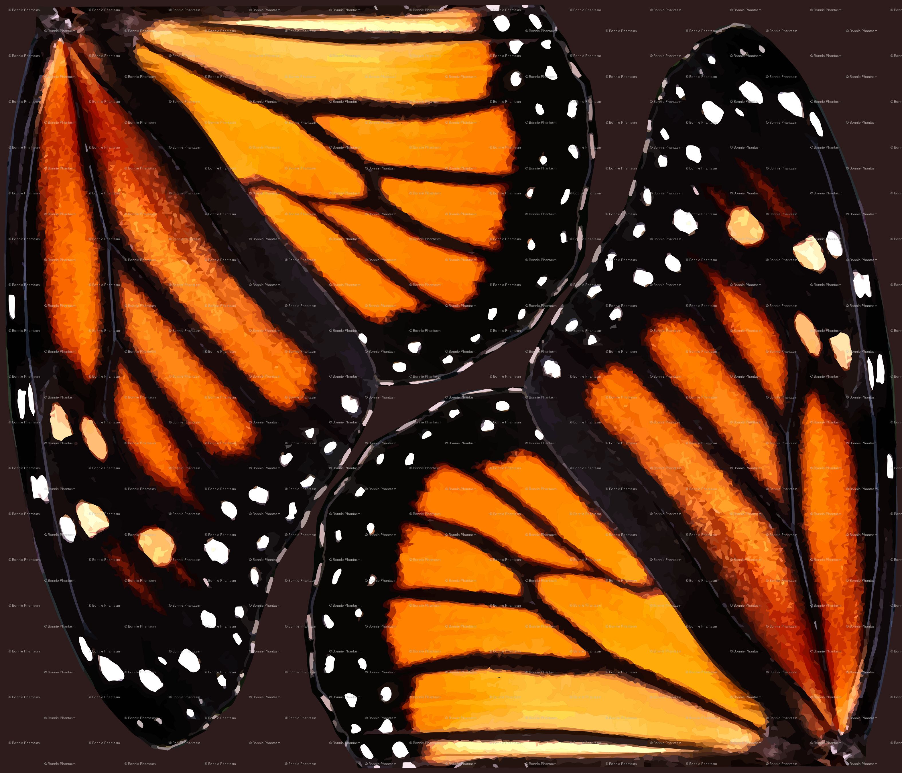 Monarch Butterfly Wing Painting , HD Wallpaper & Backgrounds