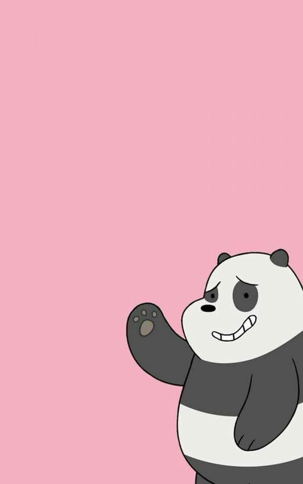 Panda Wallpaper Iphone Pandaaa We Bare Bears Wallpaper - We Bare Bears Panpan , HD Wallpaper & Backgrounds