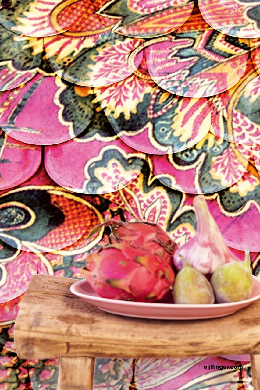 Jonathan Adler Suitcase Colourful 3d Flower Wallpaper - Eijffinger , HD Wallpaper & Backgrounds