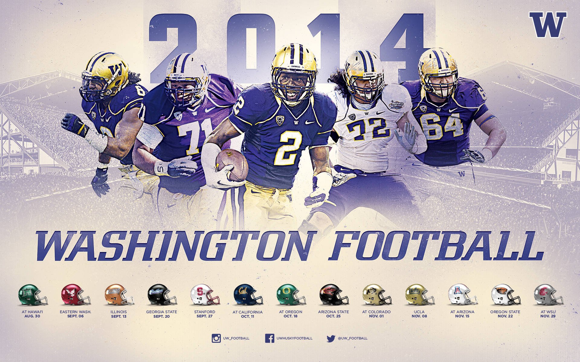 Washington Huskies Hd Wallpaper - 2017 University Of Washington Football Schedule Poster , HD Wallpaper & Backgrounds