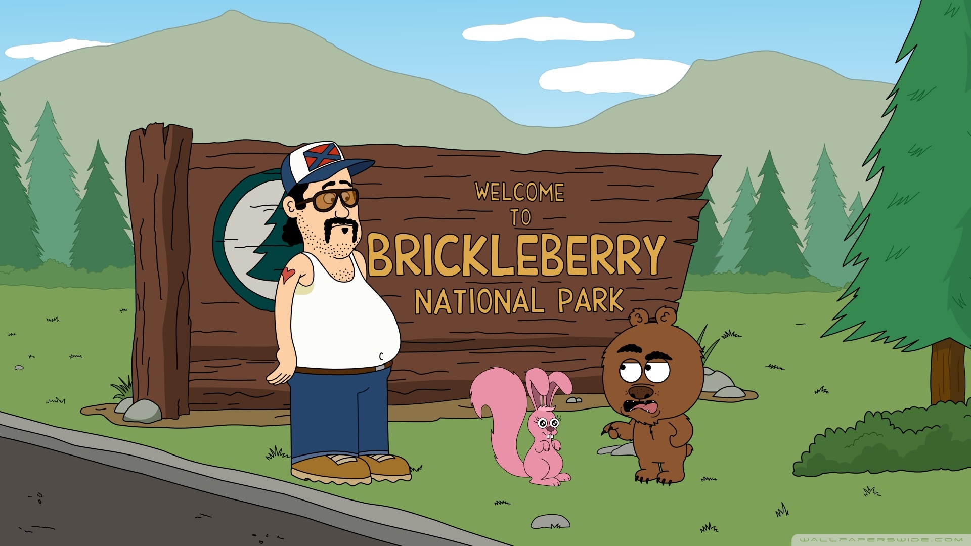 Standard - Brickleberry National Park , HD Wallpaper & Backgrounds