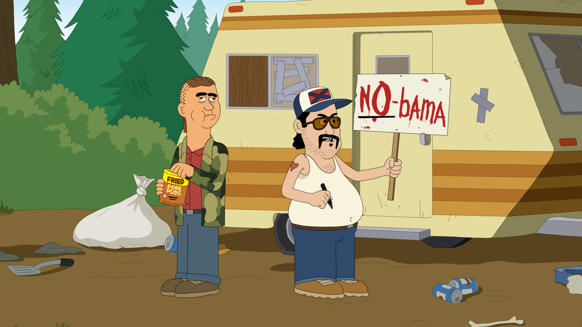 Netflix's Paradise Pd To Crossover With Brickleberry - Brickleberry Bobby And Bodean , HD Wallpaper & Backgrounds