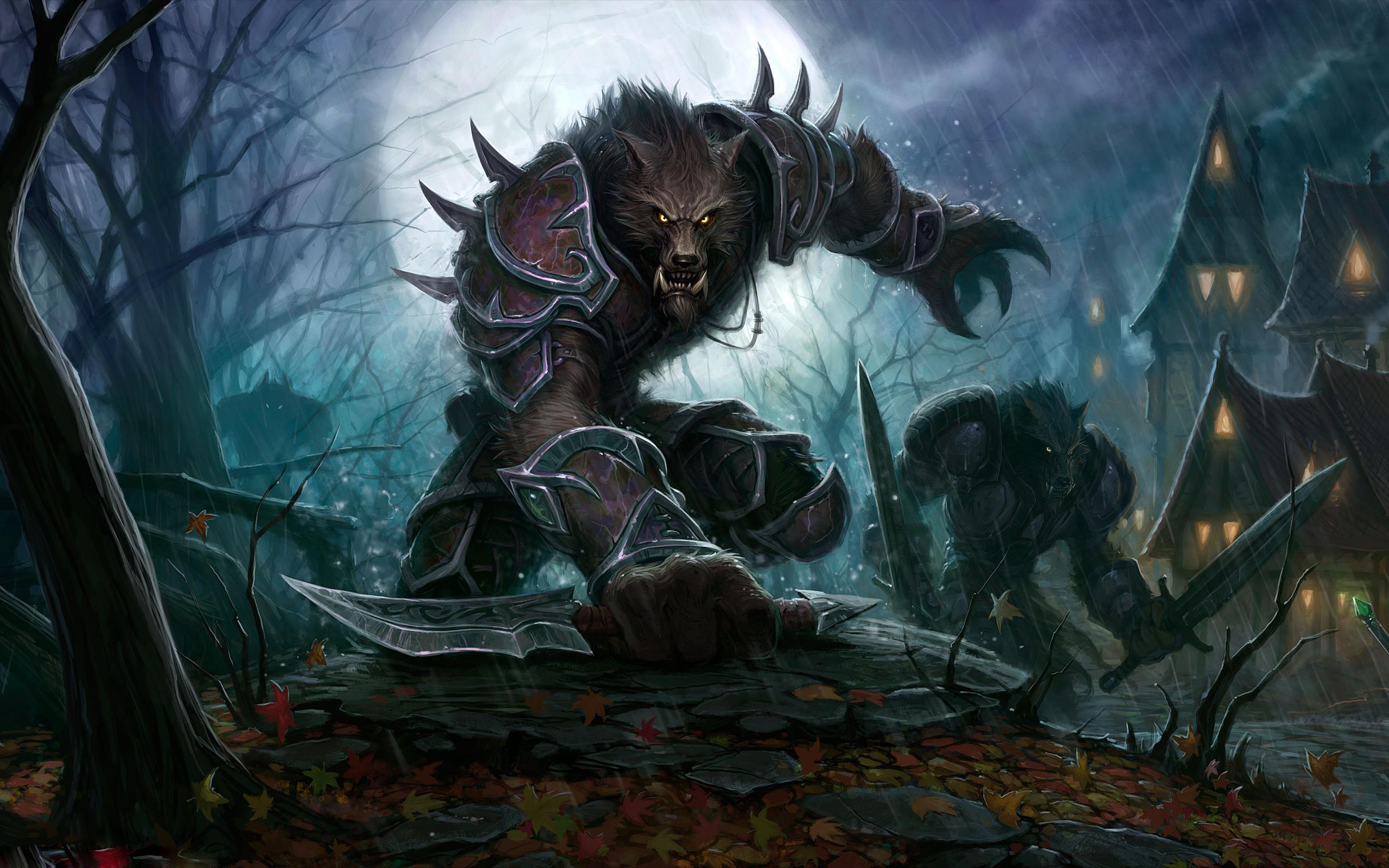 Wow Cataclysm Worgen Wallpaper 2560×1600 - World Of Warcraft The Magazine , HD Wallpaper & Backgrounds