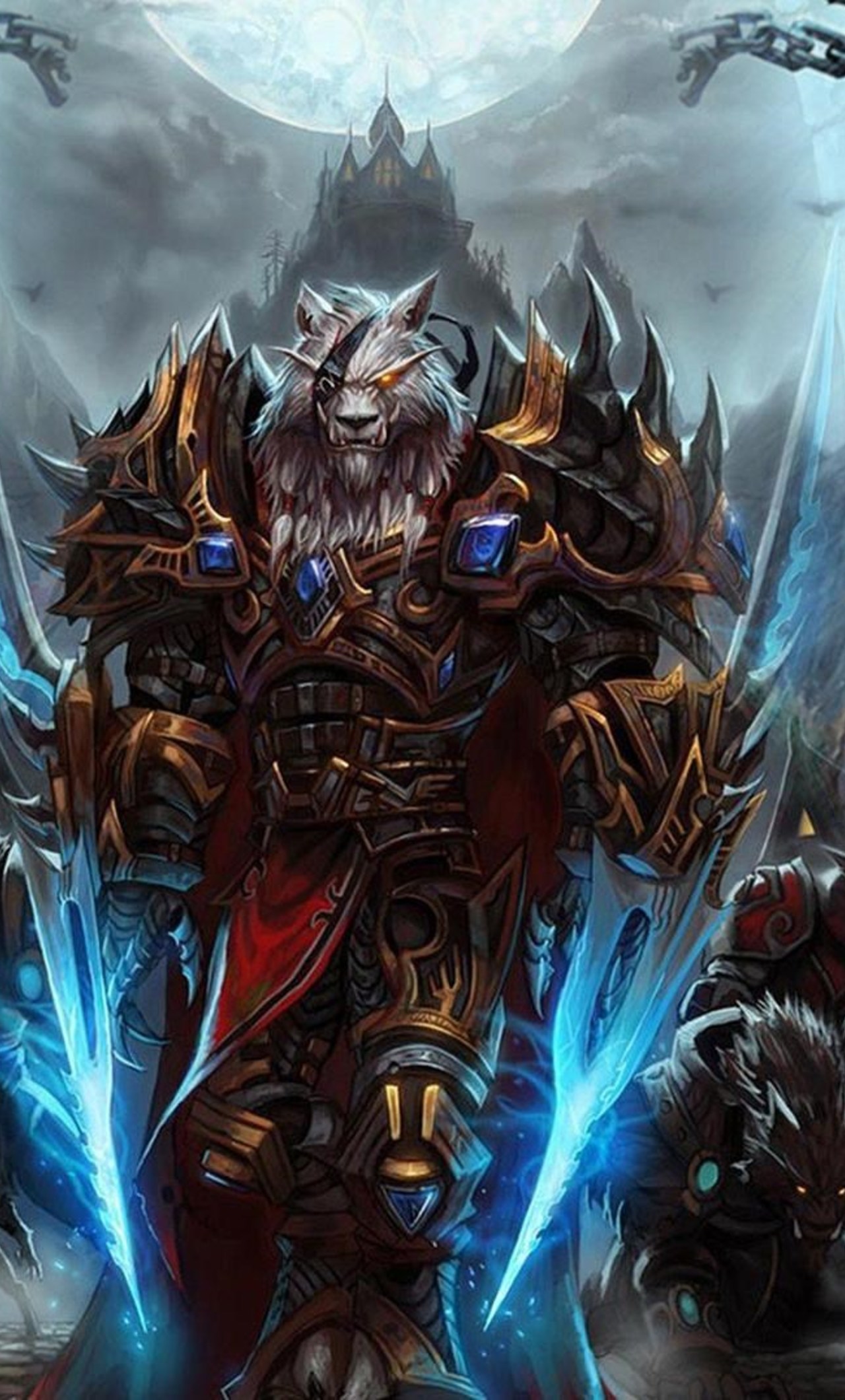 World Of Warcraft Worgen Character - World Of Warcraft Wallpaper 4k , HD Wallpaper & Backgrounds