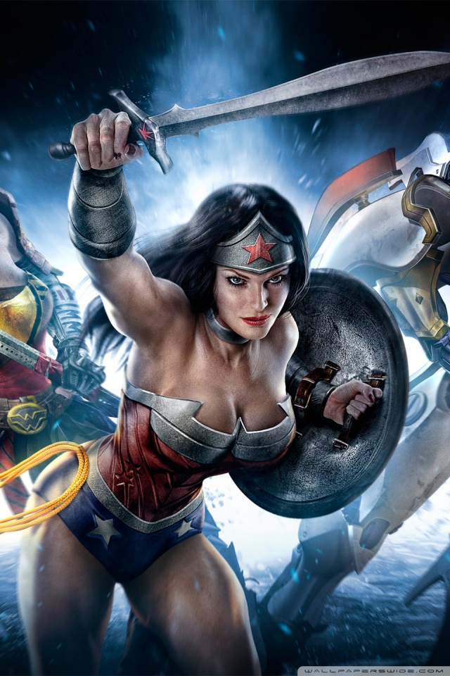 Mobile Hvga - Wonder Woman Pc Game , HD Wallpaper & Backgrounds