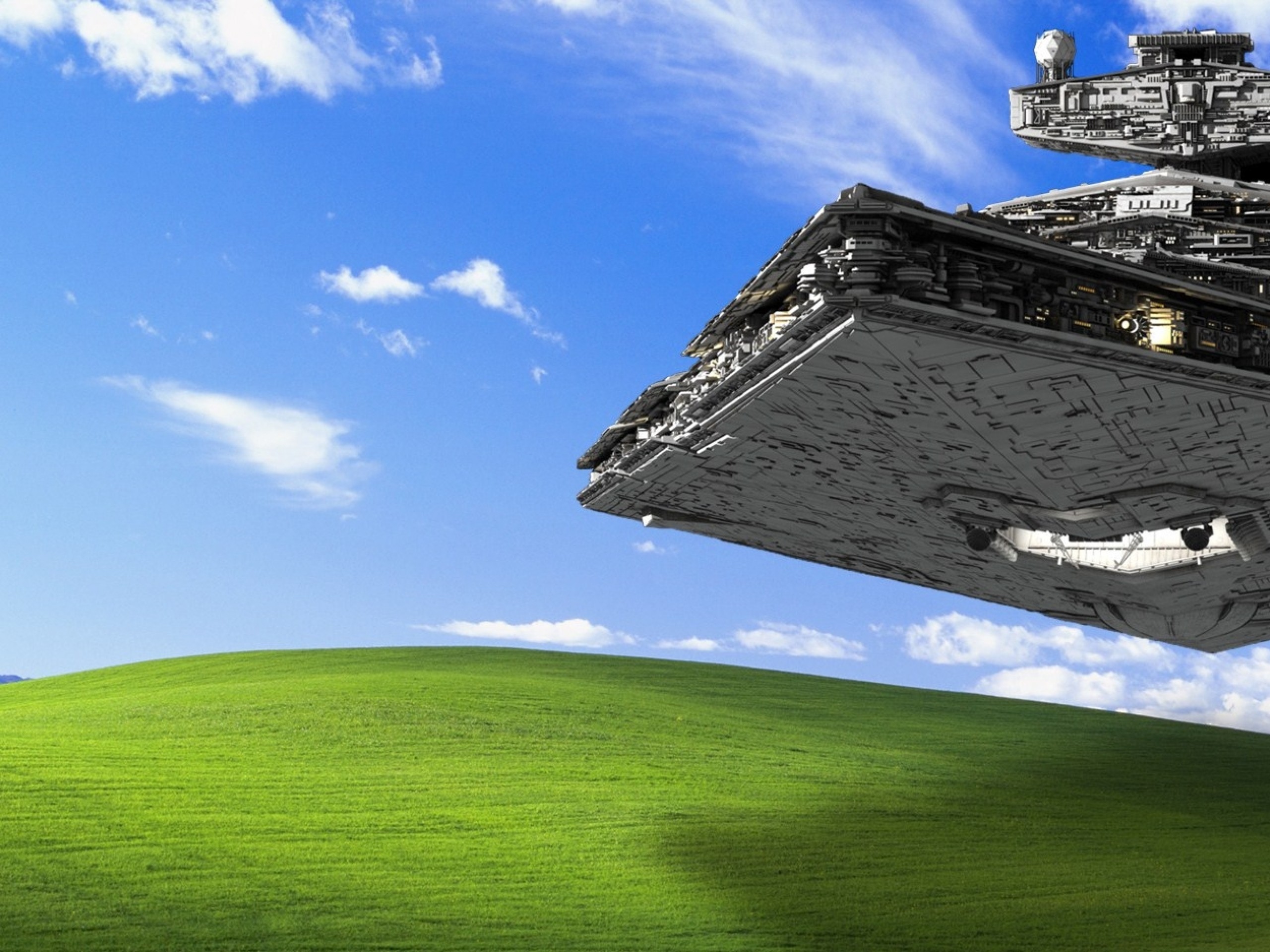 Star Wars Windows Xp Destroy Wallpaper - Windows Xp Background Star Wars , HD Wallpaper & Backgrounds