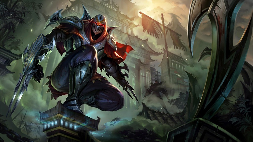 Zed League Of Legends Wallpaper Hd Lol Champion - League Of Legends Зед , HD Wallpaper & Backgrounds