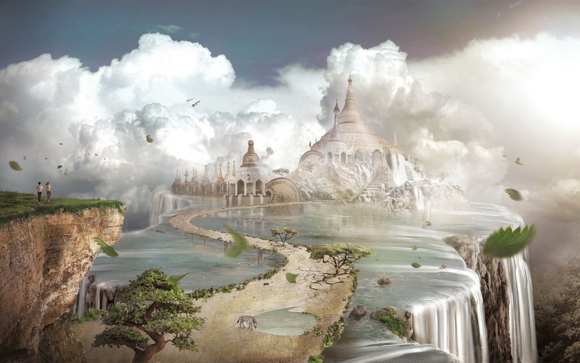 Edge Of World - Fantasy Castle , HD Wallpaper & Backgrounds