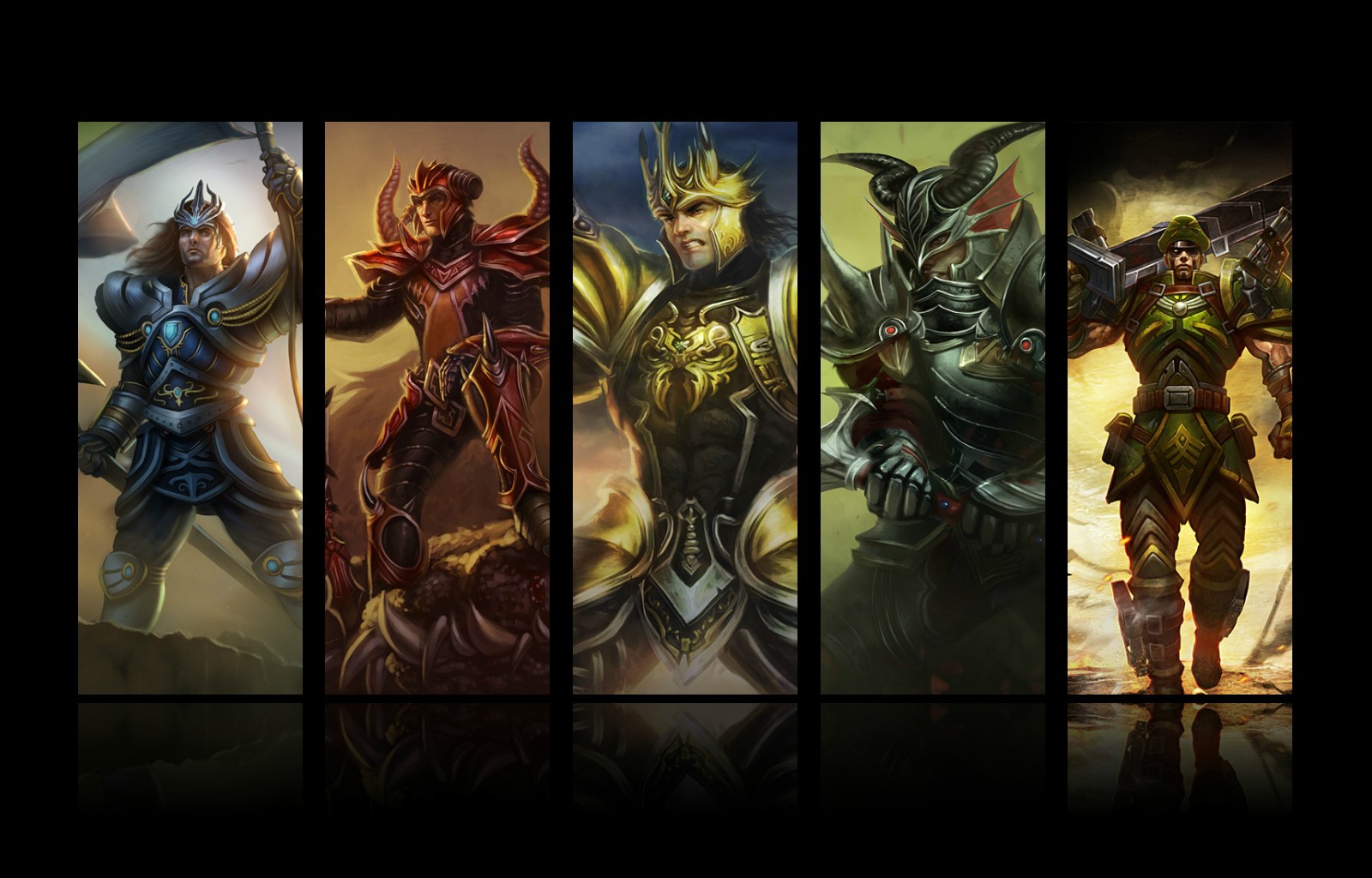 League Of Legends Wallpaper And Background Image - Lol Jarvan All Skins , HD Wallpaper & Backgrounds