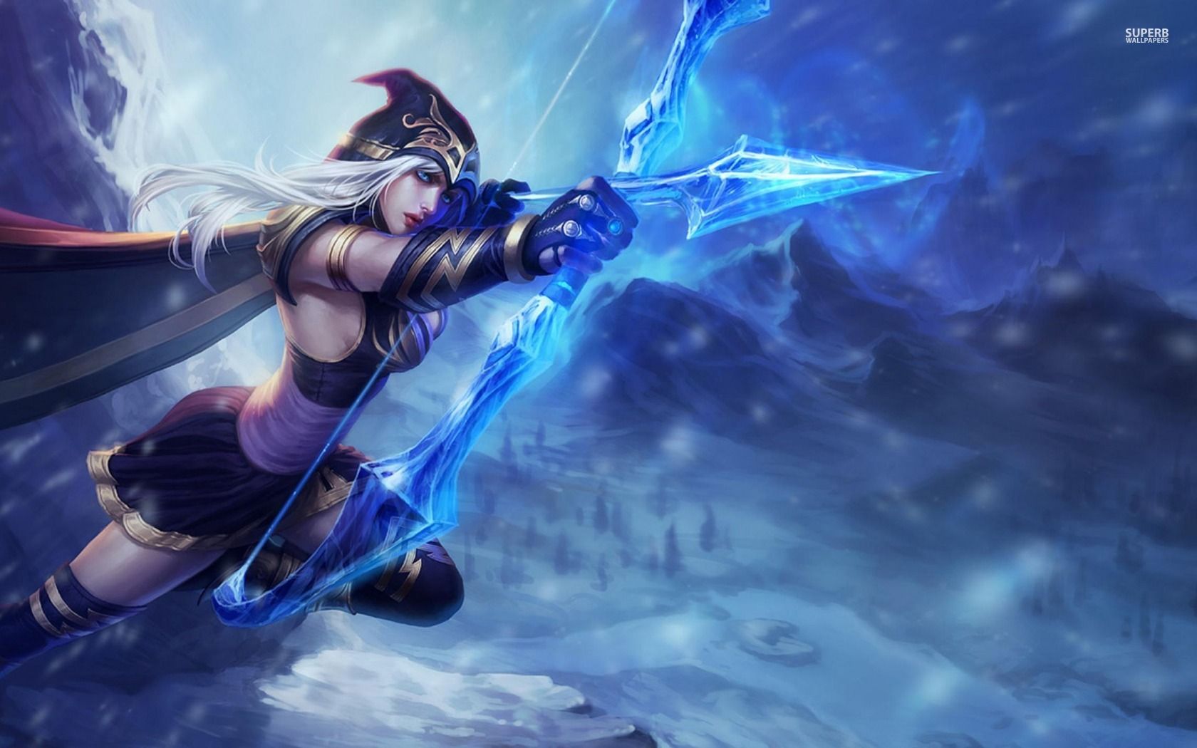 League Of Legends Wallpaper - Ashe League Of Legends , HD Wallpaper & Backgrounds