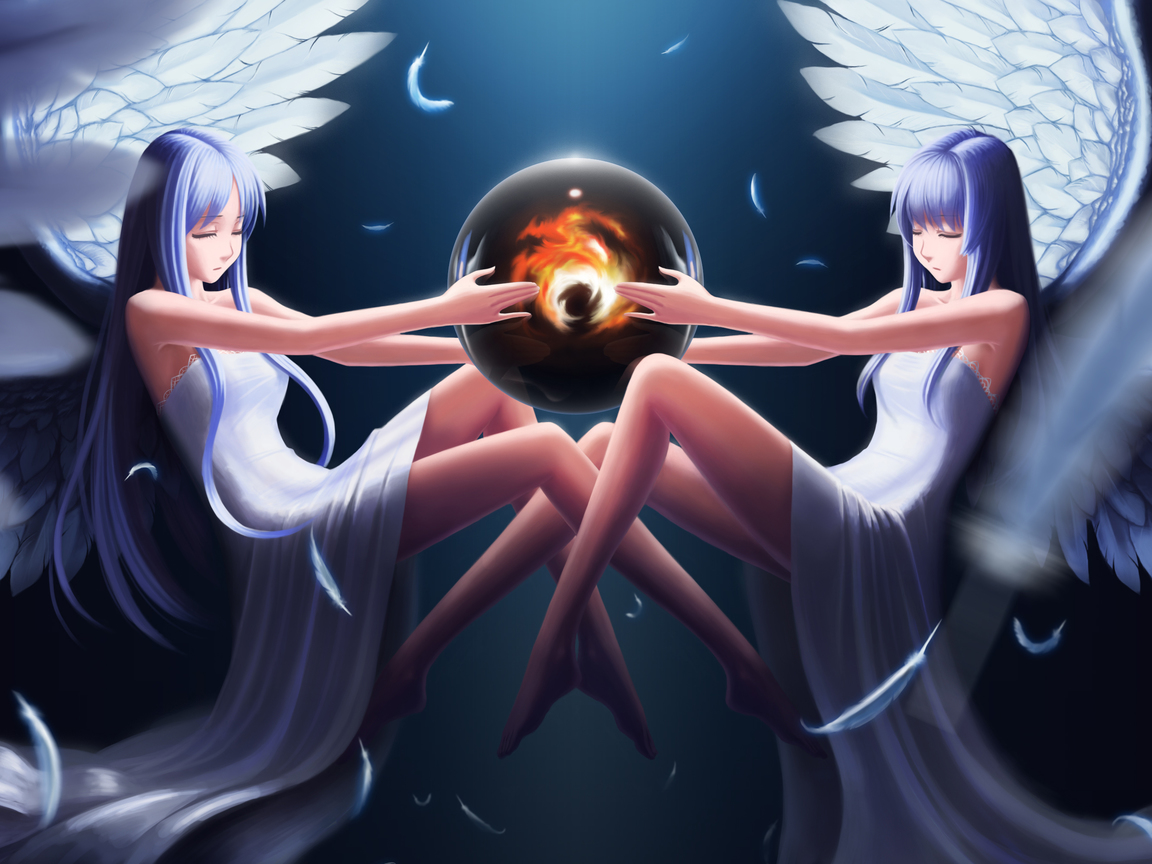 Ys Ancient Ys Vanished Artwork D6 - Angel Girl Anime , HD Wallpaper & Backgrounds