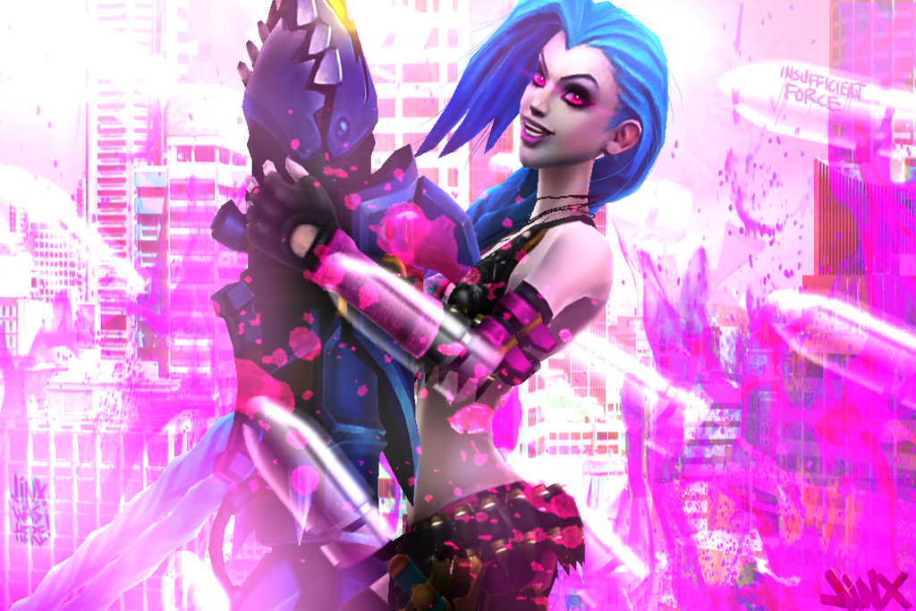 Lol Jinx Wallpaper - League Of Legends Wallpaper 3d Hd , HD Wallpaper & Backgrounds