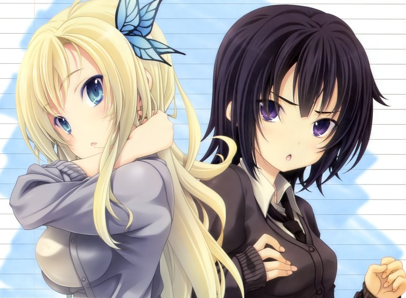 Athah Anime Boku Wa Tomodachi Ga Sukunai Sena Kashiwazaki - Sena Kashiwazaki And Yozora Mikazuki , HD Wallpaper & Backgrounds