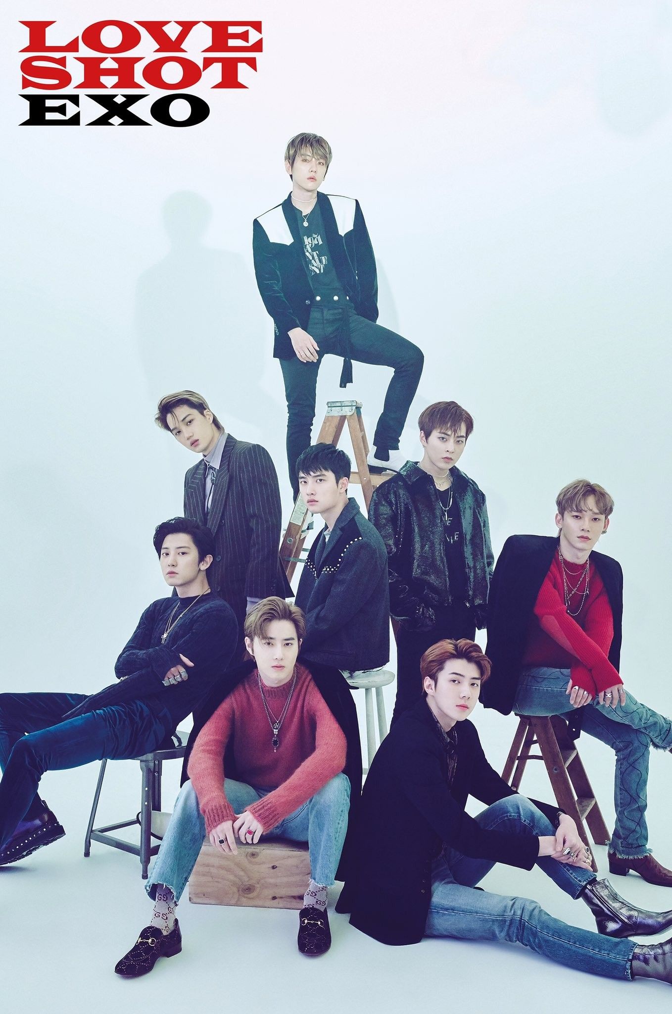 Exo The 5th Repackage Album 'love Shot' - Exo Love Shot Photoshoot , HD Wallpaper & Backgrounds