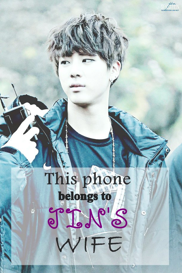 Kpop Lockscreens - Bts Jin Wife Phone , HD Wallpaper & Backgrounds