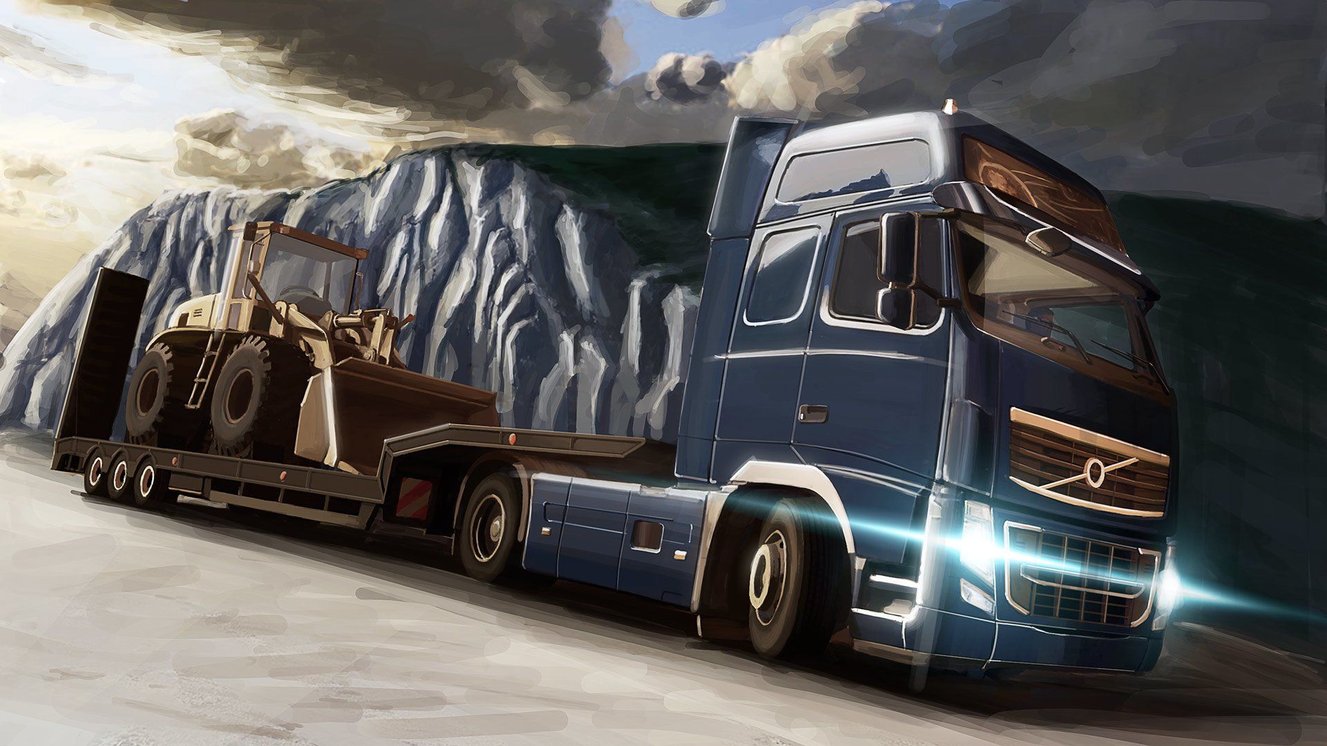 10 Euro Truck Simulator 2 Hd Wallpapers - Euro Truck Simulator 2 , HD Wallpaper & Backgrounds