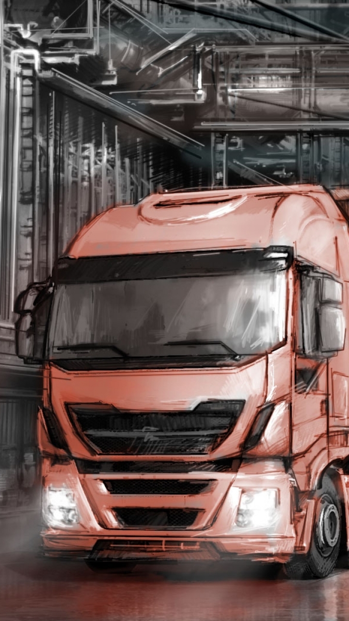 Euro Truck Simulator 2 Mobile Wallpaper - Euro Truck Simulator 2 Iphone , HD Wallpaper & Backgrounds