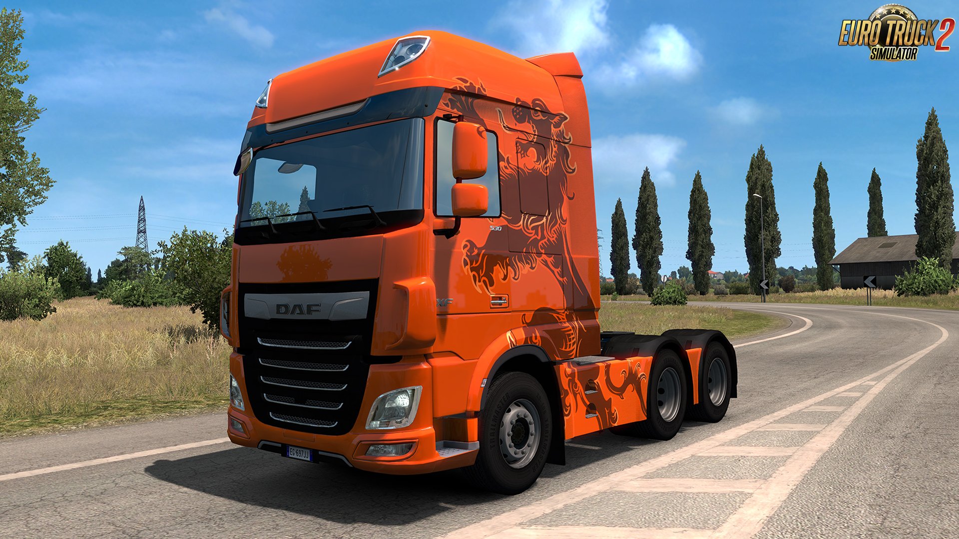 Dutch Paint Jobs Pack Dlc For Euro Truck Simulator - Trailer Truck , HD Wallpaper & Backgrounds
