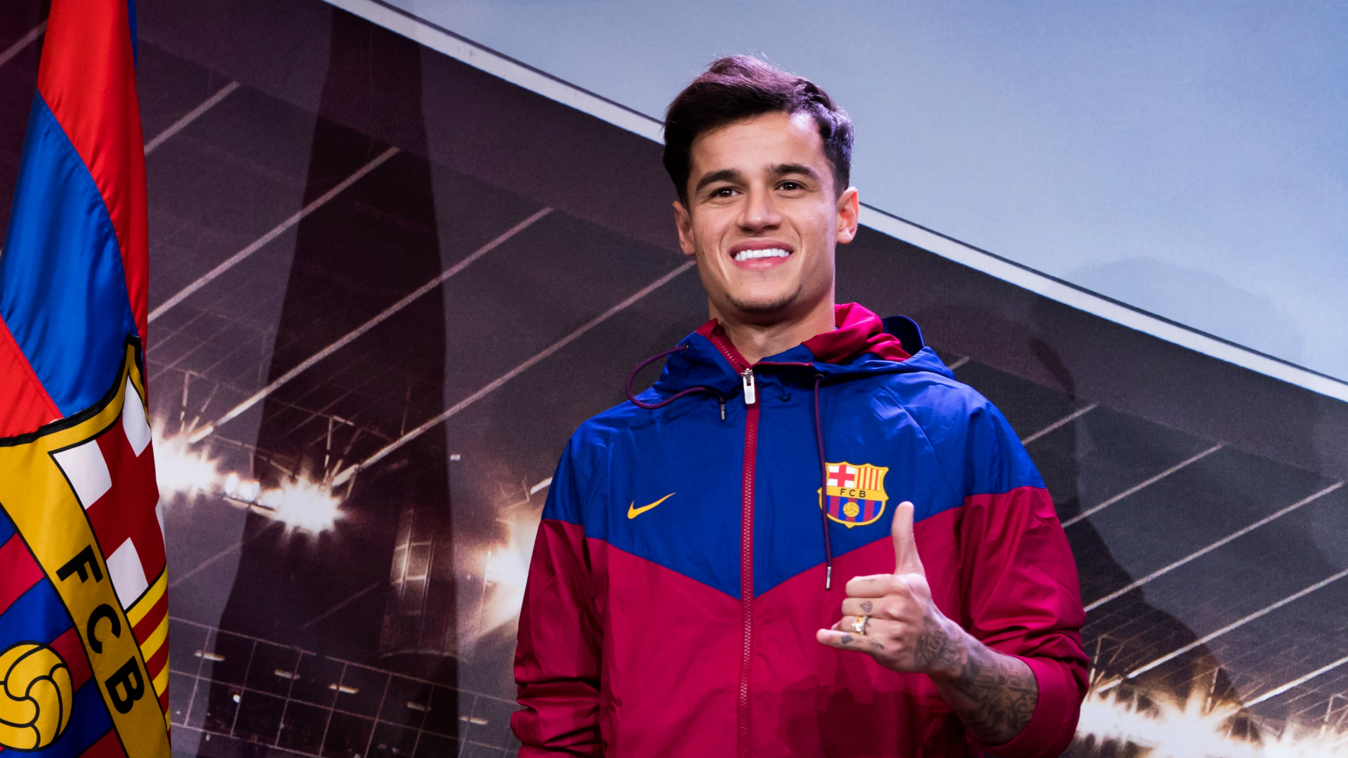 Barcelona Unveil Coutinho At Camp Nou - Coutinho Arrival To Barcelona , HD Wallpaper & Backgrounds