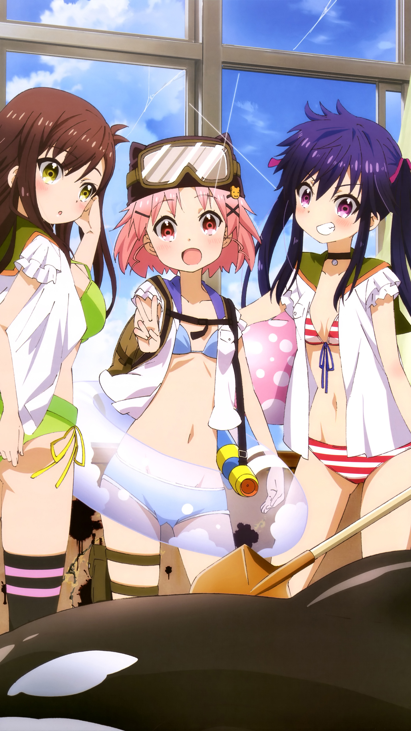 Gakkou Gurashi - Gakkou Gurashi Yuki Bikini , HD Wallpaper & Backgrounds