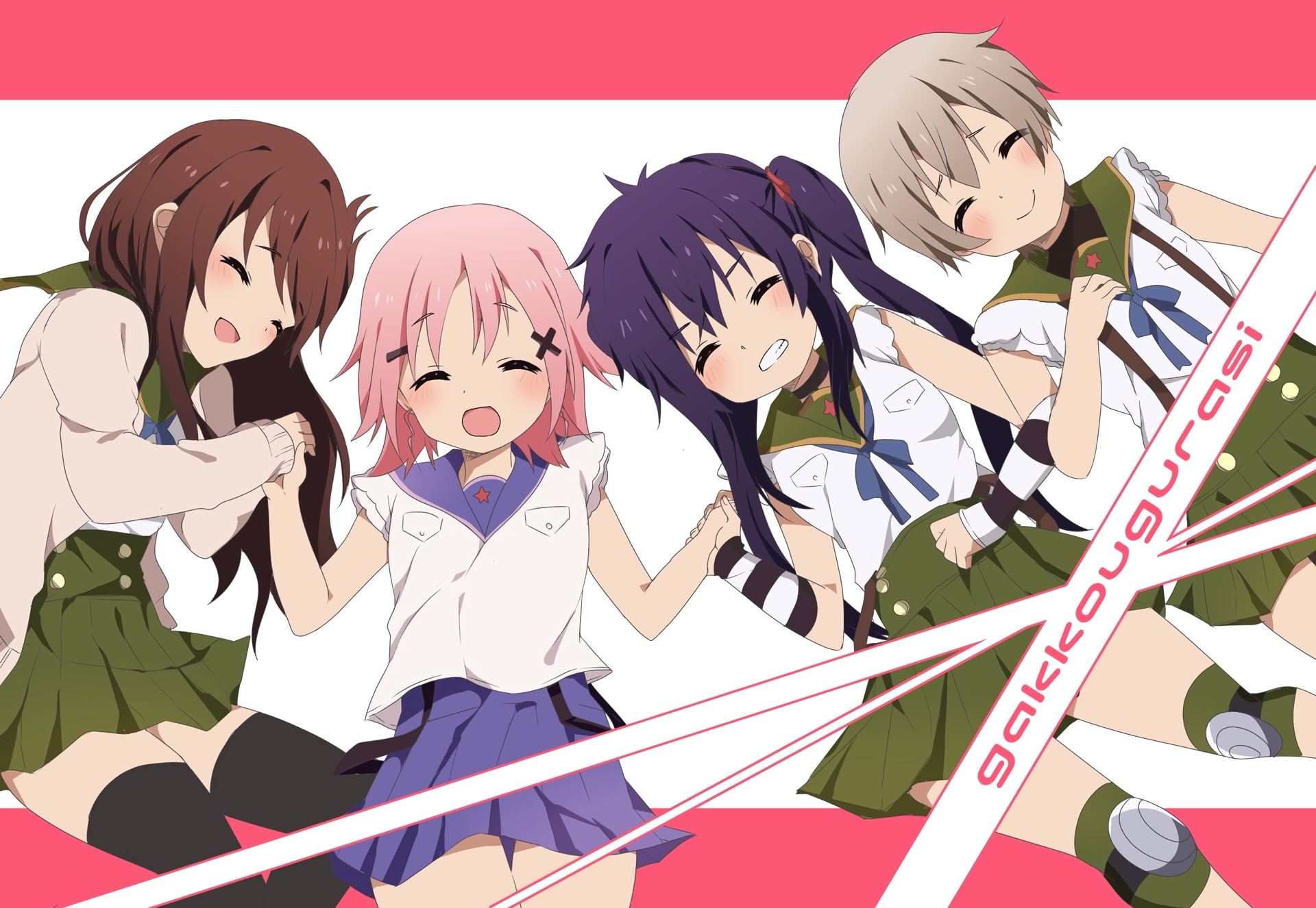 Gakkou Gurashi , Anime Girls, Ebisuzawa Kurumi, Mivit, - Yuki Takeya , HD Wallpaper & Backgrounds