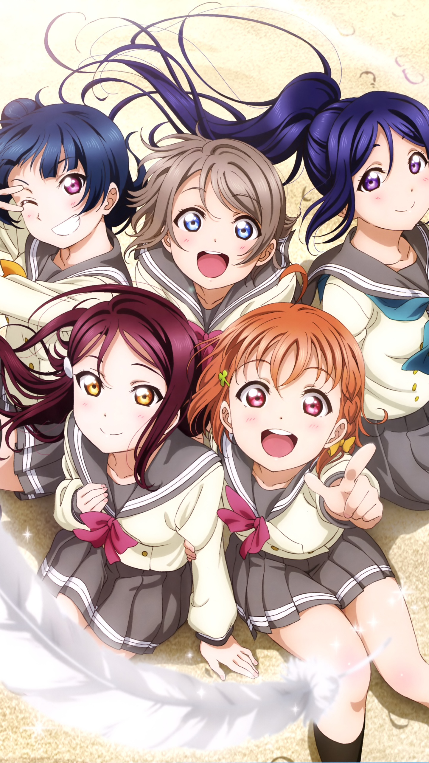 Anime / Love Live Sunshine Mobile Wallpaper - Love Live Wallpaper Phone , HD Wallpaper & Backgrounds