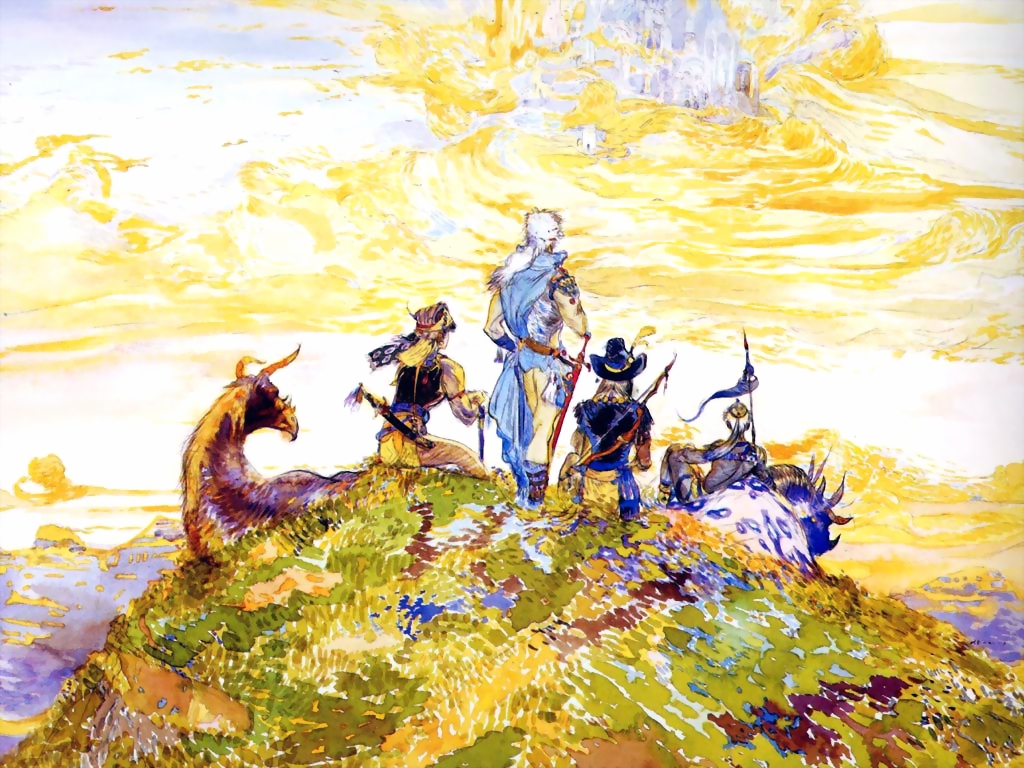 Wallpaper Wallpaperjam - Final Fantasy 3 Artwork , HD Wallpaper & Backgrounds