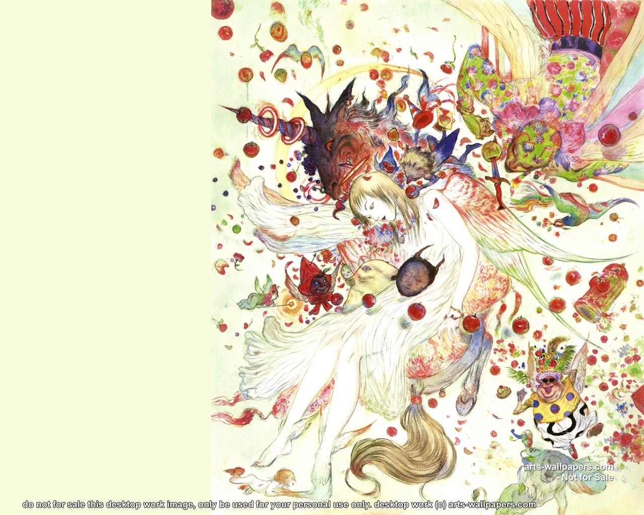 Yoshitaka Amano Wallpapers - Yoshitaka Amano , HD Wallpaper & Backgrounds