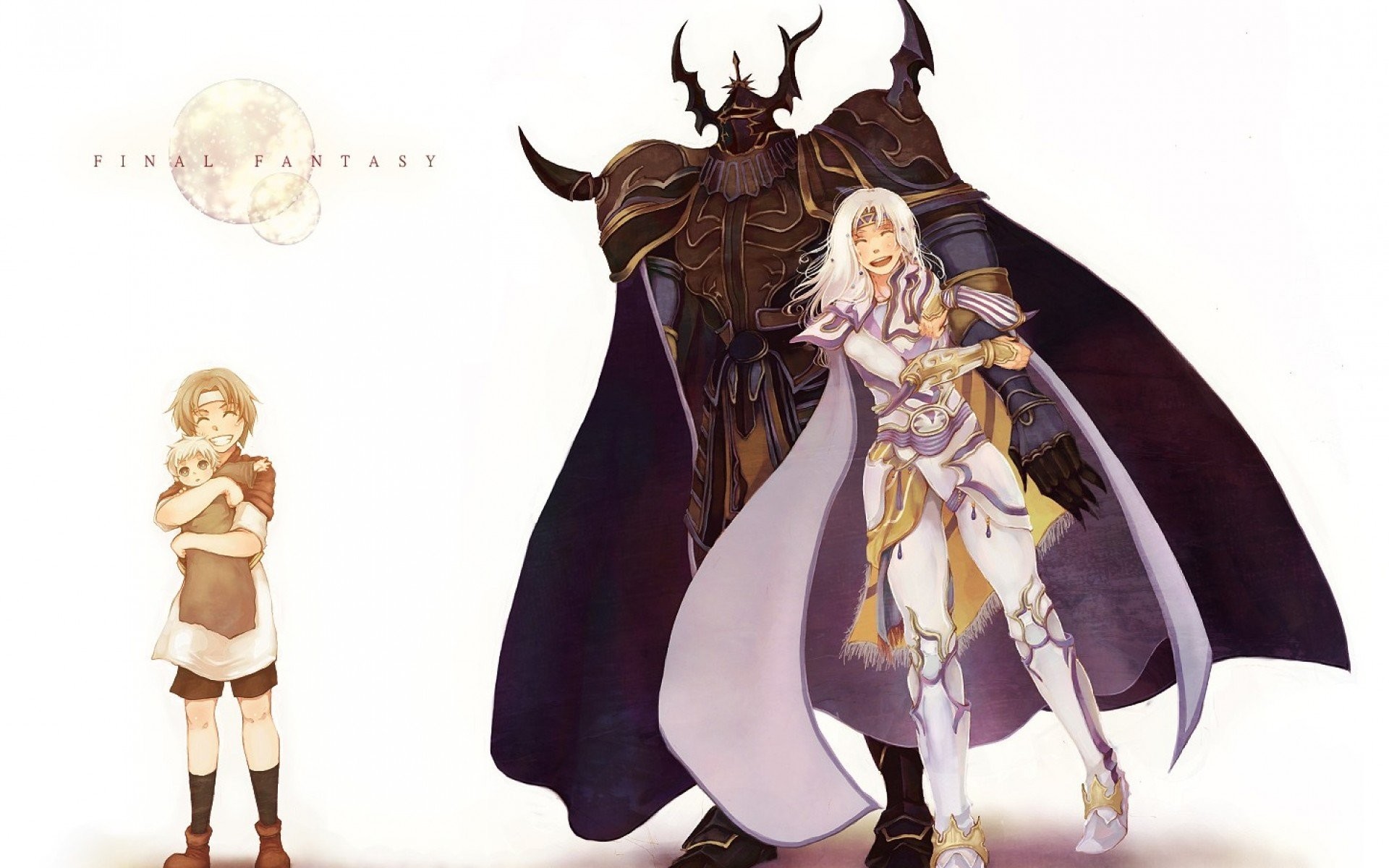 Yoshitaka Amano Wallpaper - Final Fantasy Golbez And Cecil , HD Wallpaper & Backgrounds