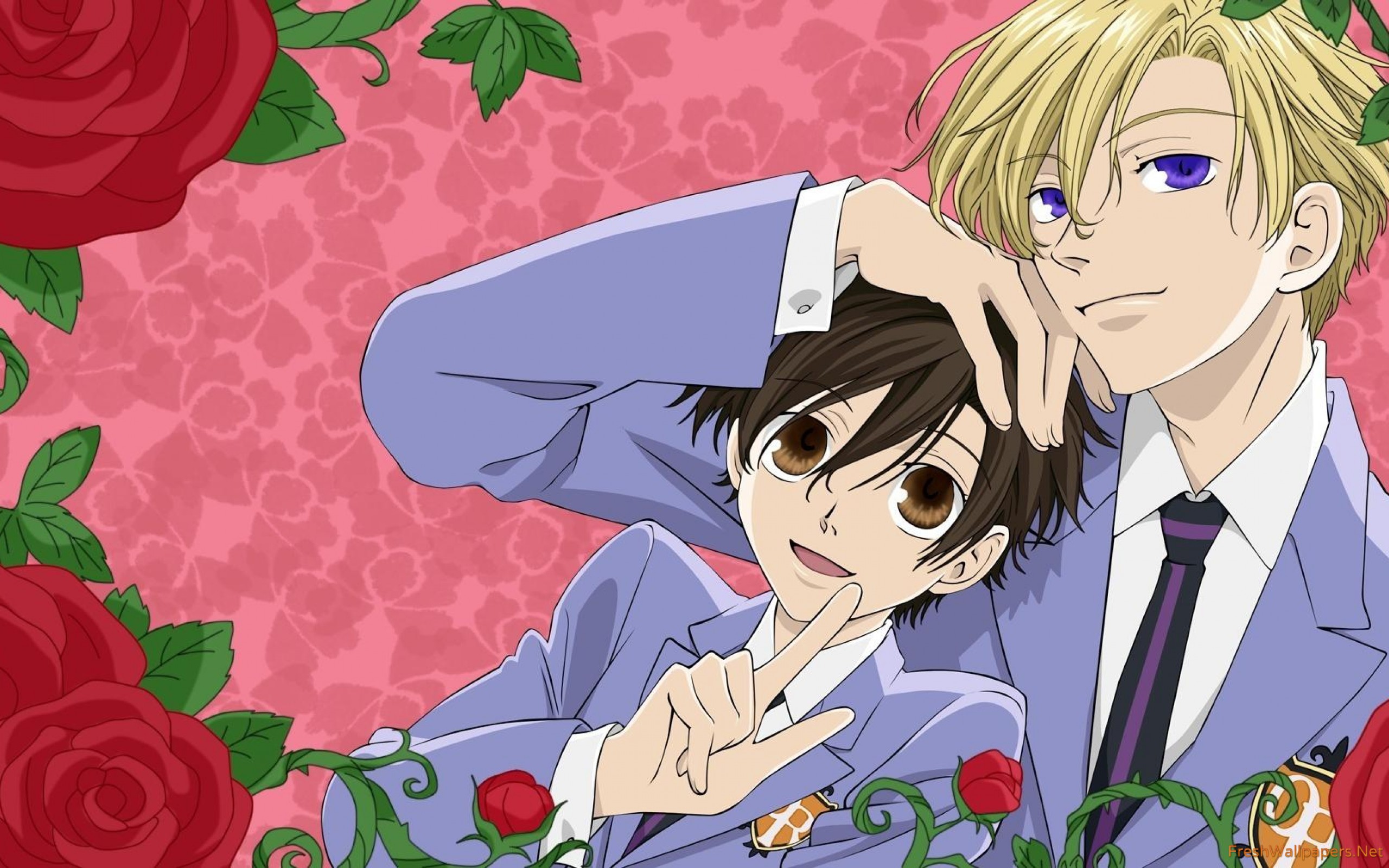 Haruhi Fujioka And Tamaki Suoh - Ouran Highschool Host Club , HD Wallpaper & Backgrounds