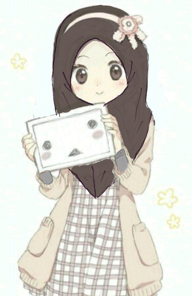 Latest Muslim Anime 10 - Anime Girl Muslimah Cute , HD Wallpaper & Backgrounds