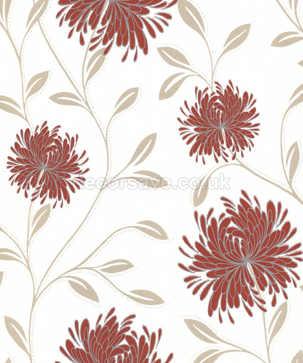 Belgravia Decor Moda Black Label Dahlia Red Wallpaper - Wallpaper , HD Wallpaper & Backgrounds