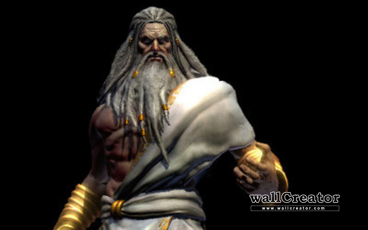 Download This Wallpaper - Zeus God Of War 3 , HD Wallpaper & Backgrounds