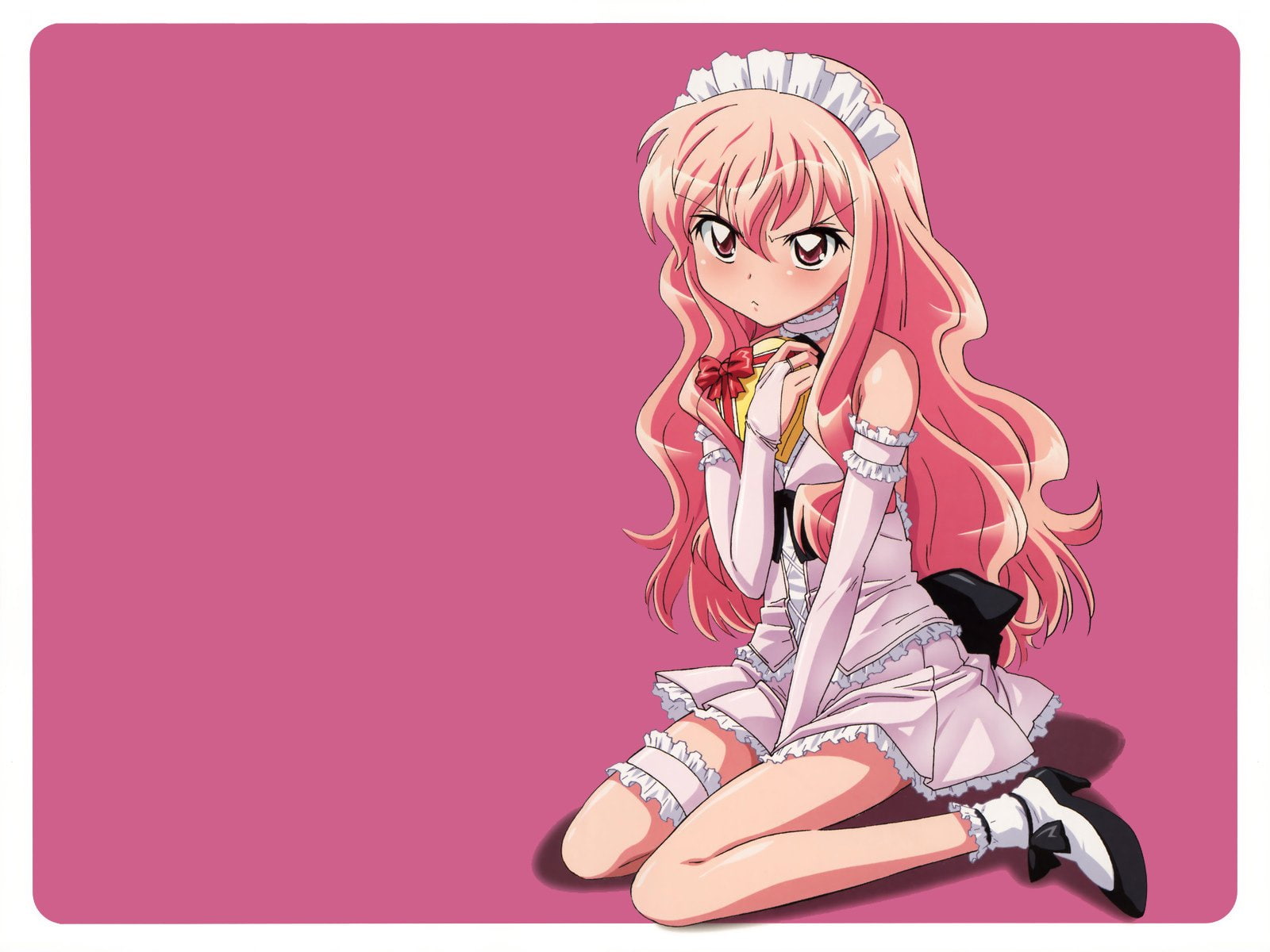 Anime, Zero No Tsukaima - Anime Magic Girl With Pink Hair , HD Wallpaper & Backgrounds