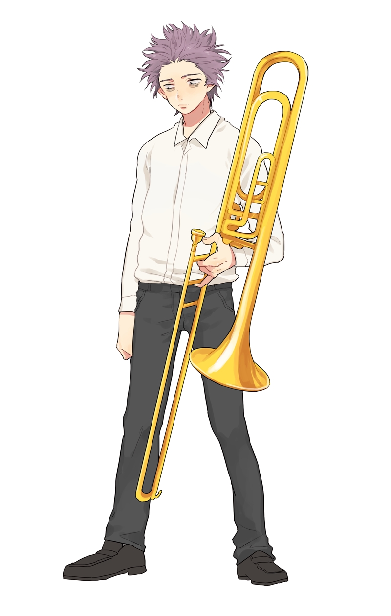 283kb - Anime Guy Trombone , HD Wallpaper & Backgrounds